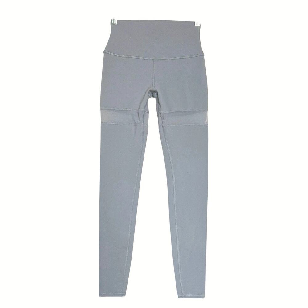 Alo Yoga high-waisted leggings featuring sheer panel details